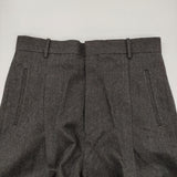 H BEAUTY&YOUTH ウール ファーム 1プリーツ ワイドパンツ 定価42900円 パンツ 25AW ダークグレー メンズ エイチビューティアンドユース【中古】6-0918T♪