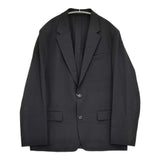 UNITED ARROWS & SONS SONS GABA BOXY 2B JACKET サイズM 定価47300円 ウールギャバジン テーラードジャケット ブラック メンズ ユナイテッドアローズサンズ【中古】6-0918M♪