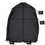 UNITED ARROWS & SONS SONS GABA BOXY 2B JACKET サイズM 定価47300円 ウールギャバジン テーラードジャケット ブラック メンズ ユナイテッドアローズサンズ【中古】6-0918M♪