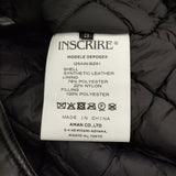 INSCRIRE Leather Jacket サイズ3 定価97900円 125AW-BZ81 フェイクレザー ジャケット 25AW ブラック メンズ アンスクリア【中古】6-0918T♪