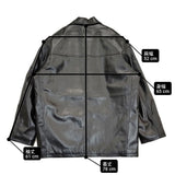 INSCRIRE Leather Jacket サイズ3 定価97900円 125AW-BZ81 フェイクレザー ジャケット 25AW ブラック メンズ アンスクリア【中古】6-0918T♪