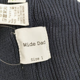 Wide Dad ワイドダッド アーバンリサーチ サイズ1 帽子 ニット帽 ニットキャップ ネイビー メンズ【中古】6-0911T◎