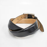 green label relaxing UNITED ARROWS ビジネス プレーンベルト ベルト クロ メンズ グリーンレーベルリラクシング【中古】6-0615G◎