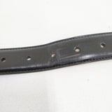 green label relaxing UNITED ARROWS ビジネス プレーンベルト ベルト クロ メンズ グリーンレーベルリラクシング【中古】6-0615G◎