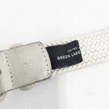 green label relaxing UNITED ARROWS メッシュベルト ベルト シロ メンズ グリーンレーベルリラクシング【中古】6-0615G◎