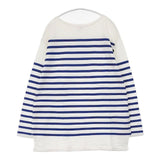 ROKU 6 BEAUTY&YOUTH RASCHEL BORDER PULLOVER 定価15400円 長袖Ｔシャツ カットソー ロンＴ ホワイト ブルー レディース ロクビューティアンドユース【中古】6-0913M∞