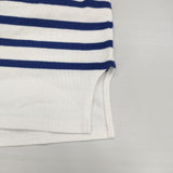 ROKU 6 BEAUTY&YOUTH RASCHEL BORDER PULLOVER 定価15400円 長袖Ｔシャツ カットソー ロンＴ ホワイト ブルー レディース ロクビューティアンドユース【中古】6-0913M∞