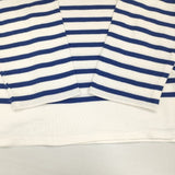 ROKU 6 BEAUTY&YOUTH RASCHEL BORDER PULLOVER 定価15400円 長袖Ｔシャツ カットソー ロンＴ ホワイト ブルー レディース ロクビューティアンドユース【中古】6-0913M∞
