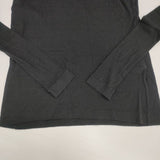 AURALEE HIGH GAUSE SHEER RIB TURTLE NECK A9AP02HF シアー 長袖Ｔシャツ カットソー ロンＴ ブラック レディース オーラリー【中古】6-0913M∞