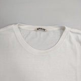 AURALEE 綿100％ 無地 丸胴 日本製 サイズ1 半袖Ｔシャツ カットソー ホワイト レディース オーラリー【中古】6-0609S△