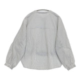 URBAN RESEARCH Sonny Label フロントタックバンドカラーシャツ ストライプ 長袖シャツ 26SS ホワイト ブラック レディース アーバンリサーチサニーレーベル【中古】6-0519M♪