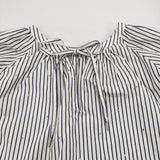 ITEMS URBAN RESEARCH ホットフィックス2WAYブラウス ストライプ シャツ 26SS ホワイト ブルー レディース アイテムズアーバンリサーチ【中古】6-0519M♪