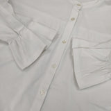 URBAN RESEARCH ITEMS バンドカラーソデタックカットソー 長袖シャツ 25SS ホワイト レディース アーバンリサーチ【中古】6-0813M∞