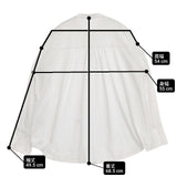 URBAN RESEARCH ITEMS バンドカラーソデタックカットソー 長袖シャツ 25SS ホワイト レディース アーバンリサーチ【中古】6-0813M∞