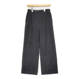 URBAN RESEARCH DOORS レーヨンコットンイージーパンツ DRA5-24E207 パンツ 25SS ブラック レディース アーバンリサーチドアーズ【中古】6-0823G∞