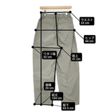 FORK&SPOON コットンタイプライターカーブパンツ DFA5-24V093 パンツ 25SS カーキ レディース フォークアンドスプーン【中古】6-0823G∞