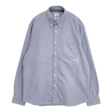 uniform experiment BACK CONCEALED POCKET BIG B.D SHIRT UE-202034 長袖シャツ ブルー メンズ ユニフォームエクスペリメント【中古】6-0815M∞