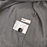DRESS HERSELF シルクコットン スリット 定価19800円 カーディガン ブルーグレー レディース ドレスハーセルフ【中古】6-0926M∞