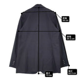 MARW UNITED ARROWS チェック シングルブレスト テーラードジャケット ブラック ネイビー レディース マルゥユナイテッドアローズ【中古】6-0823M∞