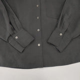 BEAUTY&YOUTH UNITED ARROWS リネンブレンドシアーシャツ 長袖シャツ チャコールグレー レディース ビューティアンドユース【中古】6-0823M∞