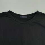 YLEVE クルーネック サイズF コットン ノースリーブ 日本製 無地 Ｔシャツ カットソー ブラック レディース イレーヴ【中古】6-0609S△