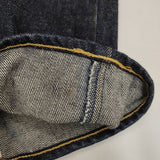 YAECA デニムスリムテーパード 6-14W サイズ28 デニムパンツ ネイビー INDIGO レディース ヤエカ【中古】6-0823G∞