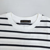 Scye ポケットT ボーダー コットン 日本製 サイズ38 半袖Ｔシャツ カットソー ホワイト ブラック レディース サイ【中古】6-0609S△