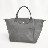 Longchamp ル プリアージュ トートバッグ グレー レディース ロンシャン【中古】6-0827G∞