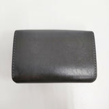 safuji こさいふ（L) mini wallet レザー ウォレット 小銭入れ カード入れ お札入れ 財布 ブラック レディース サフジ【中古】6-0519G♪