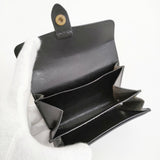 safuji こさいふ（L) mini wallet レザー ウォレット 小銭入れ カード入れ お札入れ 財布 ブラック レディース サフジ【中古】6-0519G♪