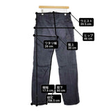 Nigel Cabourn 8060050100 リネンコットン サイズ32 製品染め パンツ ネイビー メンズ ナイジェルケーボン【中古】6-0815G∞