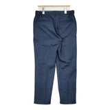 a day in the life UNITED ARROWS リネンライクスラブツイル1プリーツイージーパンツ 吸水速乾 パンツ ネイビー メンズ アデイインザライフ【中古】6-0630M♪