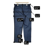 a day in the life UNITED ARROWS リネンライクスラブツイル1プリーツイージーパンツ 吸水速乾 パンツ ネイビー メンズ アデイインザライフ【中古】6-0630M♪