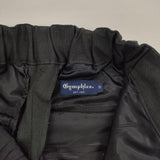GYMPHLEX ウール ライククロス ストレートパンツ センタープレススラックス GY-E0151 パンツ チャコールグレー レディース ジムフレックス【中古】6-0907G∞