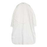 HYKE T/C BALLOON SLEEVE DRESS バルーンスリーブドレス 242-16223 サイズ1 ワンピース ホワイト レディース ハイク【中古】6-0619M♪