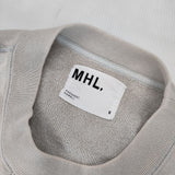 MHL./LOOPWHEELER 595-1269500 LIGHT LOOPBACK COTTON トレーナー スウェット グレー レディース エムエイチエル/ループウィラー【中古】6-0803M∞