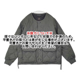 TAION ミリタリーオーバーカーディガン TAION-104PML-1 ASIA M USA S ダウンジャケット グレー ユニセックス タイオン【中古】6-1005T∞