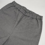 mizuiro-ind イージーパンツ レギンスパンツ 千鳥格子 サイズ2 パンツ ブラック ホワイト レディース ミズイロインド【中古】6-1005G∞