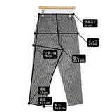 mizuiro-ind イージーパンツ レギンスパンツ 千鳥格子 サイズ2 パンツ ブラック ホワイト レディース ミズイロインド【中古】6-1005G∞