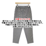 mizuiro-ind イージーパンツ レギンスパンツ 千鳥格子 サイズ2 パンツ ブラック ホワイト レディース ミズイロインド【中古】6-1005G∞