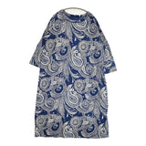 45R/45rpm コットンTシャツドレス サイズ0 ワンピース ネイビー ホワイト レディース フォーティーファイブアールピーエム【中古】6-0619M♪