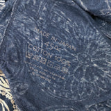 45R/45rpm コットンTシャツドレス サイズ0 ワンピース ネイビー ホワイト レディース フォーティーファイブアールピーエム【中古】6-0619M♪