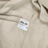 evam eva fine pleats one piece 定価37400円 E201T075 サイズ1 コットンカシミヤ プリーツ ワンピース 20SS ベージュ レディース エヴァムエヴァ【中古】6-0619M♪
