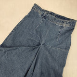 Stella McCartney 変形デザイン イタリア製 サイズ36 デニム ロングスカート ブルー レディース ステラマッカートニー【中古】6-0830G∞