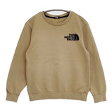 THE NORTH FACE NTJ62262 FRONTVIEW CREW キッズサイズ 150 裏起毛 スウェット ベージュ レディース ザノースフェイス【中古】6-1003T∞