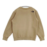 THE NORTH FACE NTJ62262 FRONTVIEW CREW キッズサイズ 150 裏起毛 スウェット ベージュ レディース ザノースフェイス【中古】6-1003T∞