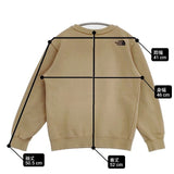 THE NORTH FACE NTJ62262 FRONTVIEW CREW キッズサイズ 150 裏起毛 スウェット ベージュ レディース ザノースフェイス【中古】6-1003T∞