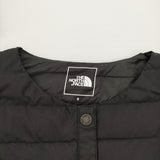 THE NORTH FACE ウィンドストッパーゼファーシェルカーディガン S GORE-TEX ダウンジャケット ブラック レディース ザノースフェイス【中古】6-1009T♪