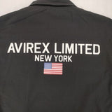 AVIREX ライトウエイトストレッチコーチジャケット 6102157 サイズL ナイロン ジャケット ブラック メンズ アヴィレックス【中古】6-0815M∞