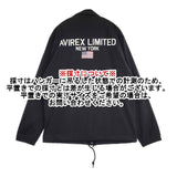 AVIREX ライトウエイトストレッチコーチジャケット 6102157 サイズL ナイロン ジャケット ブラック メンズ アヴィレックス【中古】6-0815M∞